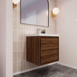 Saviour Wall Mounted Bathroom Vanity with Reinforced Acrylic Sink