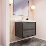 Saviour Wall Mounted Bathroom Vanity with Reinforced Acrylic Sink