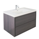 Saviour Wall Mounted Bathroom Vanity with Reinforced Acrylic Sink