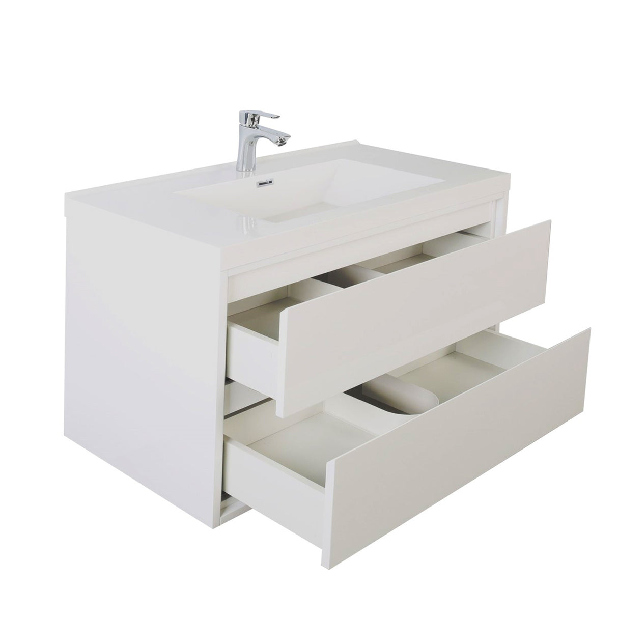 Saviour Wall Mounted Bathroom Vanity with Reinforced Acrylic Sink