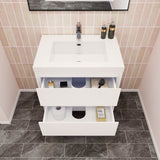 Saviour Wall Mounted Bathroom Vanity with Reinforced Acrylic Sink