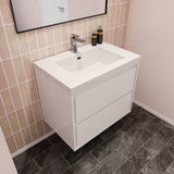 Saviour Wall Mounted Bathroom Vanity with Reinforced Acrylic Sink