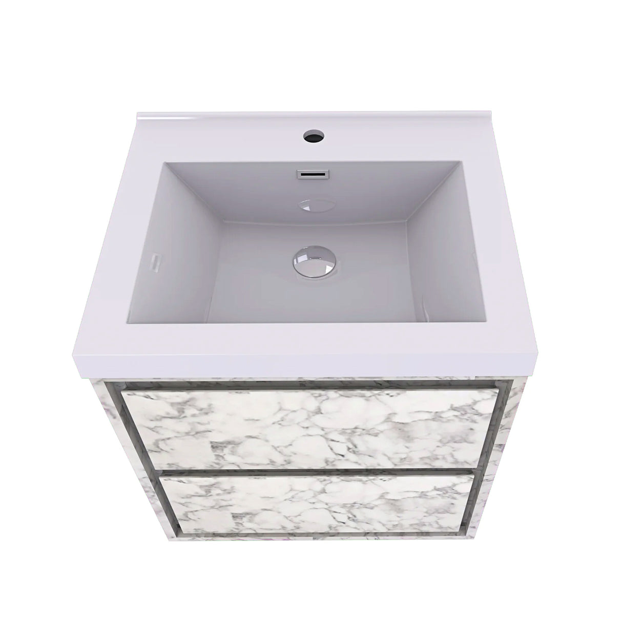 Saviour Wall Mounted Bathroom Vanity with Reinforced Acrylic Sink