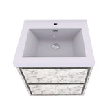 Saviour Wall Mounted Bathroom Vanity with Reinforced Acrylic Sink