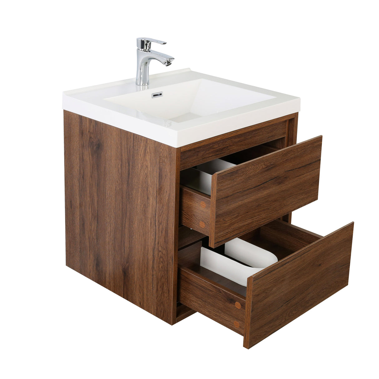 Saviour Wall Mounted Bathroom Vanity with Reinforced Acrylic Sink