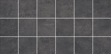 2 In. X 2 In. Mosaic Clay Anthracite Textured Stone Porcelain - Square Wall & Floor Tile (4.84 Sqft/Case)