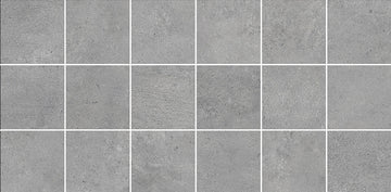 2 In. X 2 In. Mosaic Clay Grey Textured Stone Porcelain - Square Wall & Floor Tile (4.84 Sqft/Case)