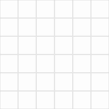 2 In. X 2 In. Mosaic Full White Satin Matte Porcelain - Square Wall & Floor Tile (4.84 Sqft/Case)