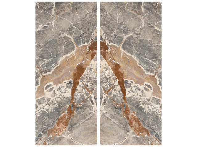 48 x 110 in Majesto Macchia Vecchia Bookmatch Cut Honed Rectified Colorsync Sintered Slab 6 mm