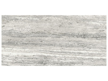 12 x 24 in Majesto Travertino Titanium Grained Rectified Colorsync Porcelain Tile