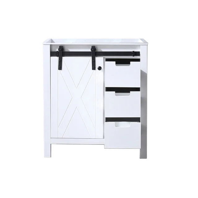 Marsyas 30" White Vanity Cabinet Only