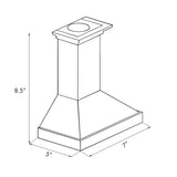 Mini Wood Range Hood - Cottage White (WMH-T)