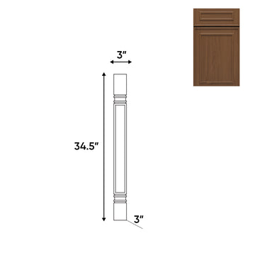 RTA - Elegant Shaker Mocha - Turning Post - 3