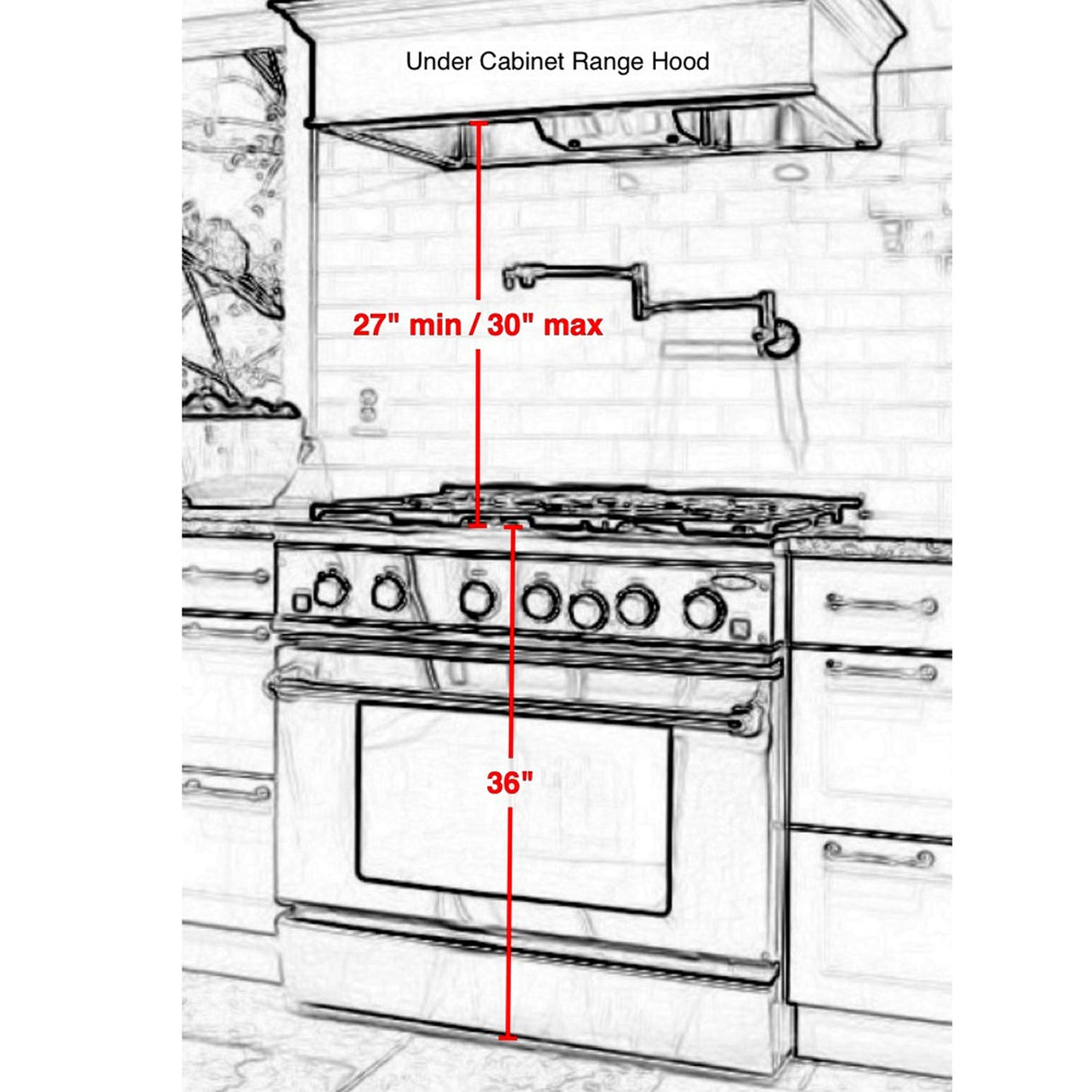 KUCHT 30 in. Professional Wall Mounted Range Hood 900CFM in Stainless Steel   KRH 10A