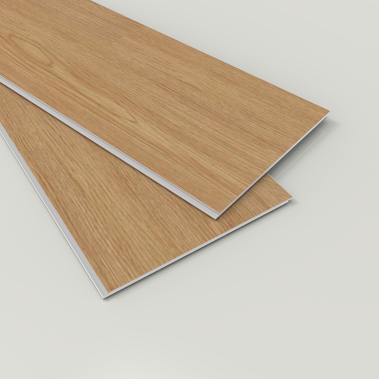 Permshield Natural Oak SPC, Waterproof Rigid Core/1.5mm IXPE pad attached/Ceramic Bead Finish - 7" x 48" x 6-1/2 mm, 22 Mils Wear Layer