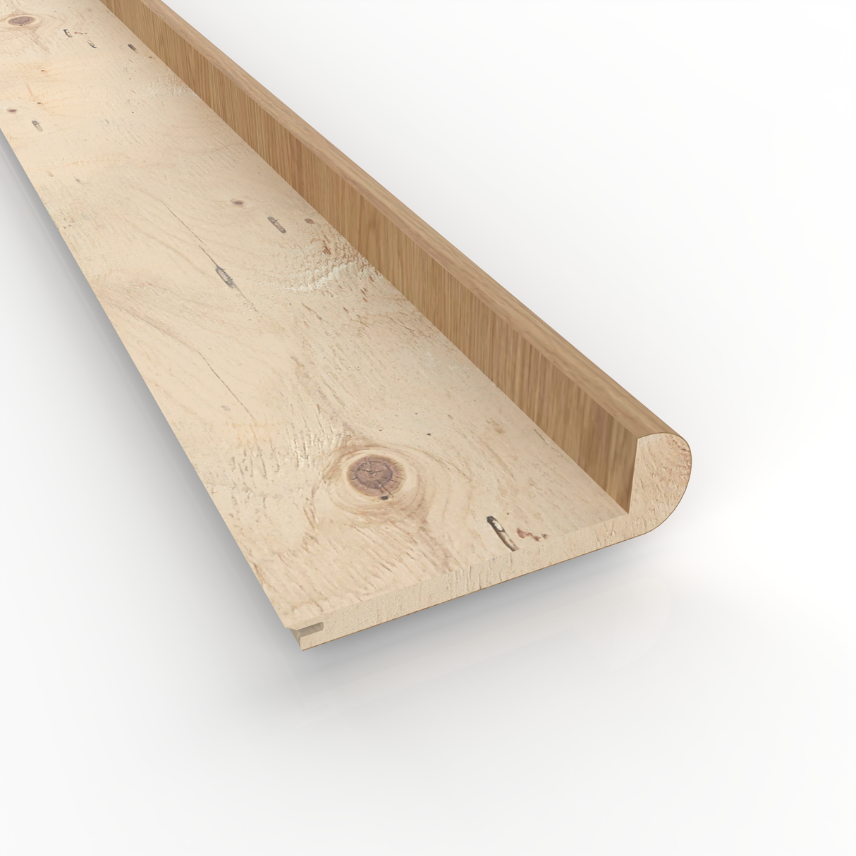 Permshield Natural Oak Stair Nose - 94" x 3"