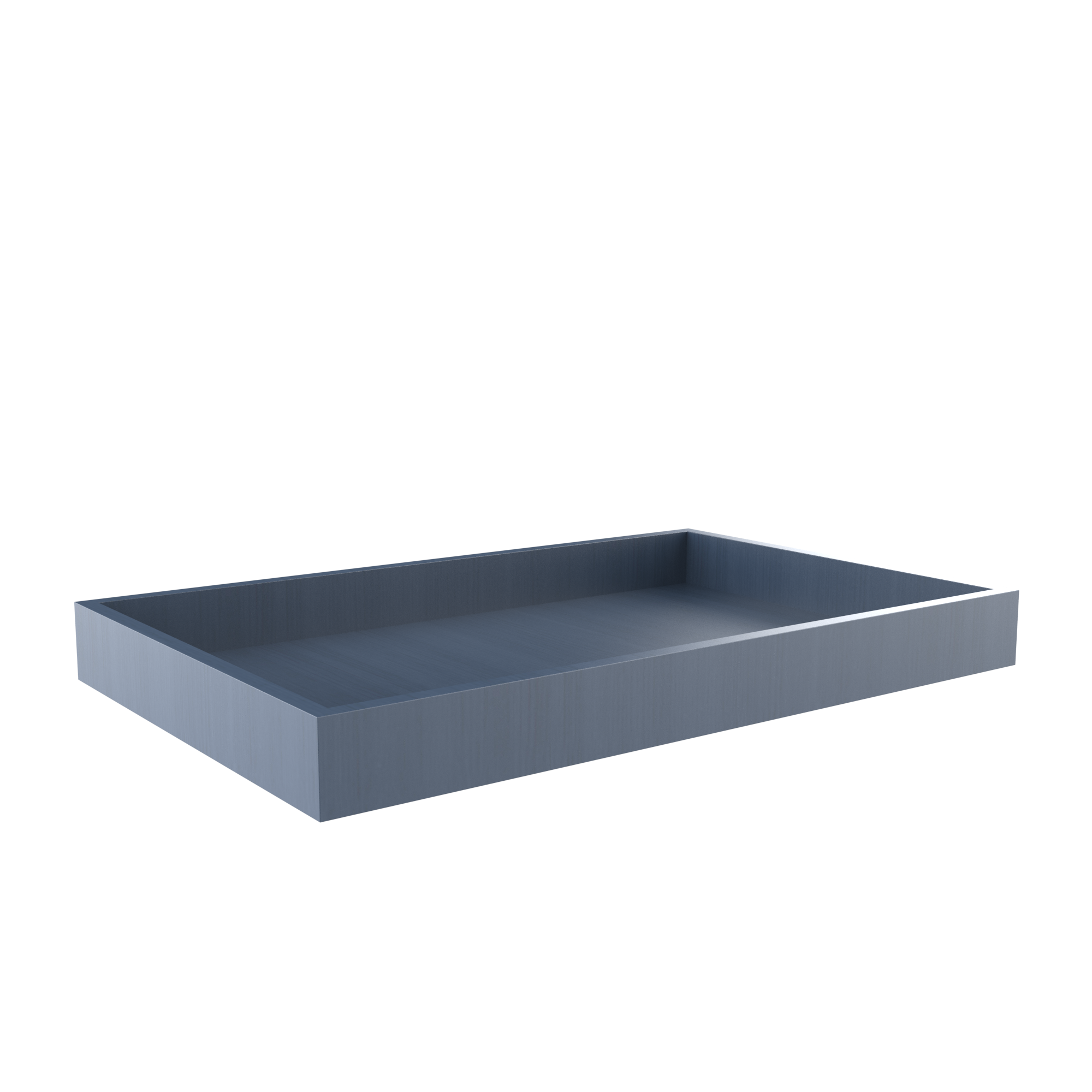 Roll Out Tray for Cabinets - Fits B33 - Blue Shaker Cabinet Cabinet