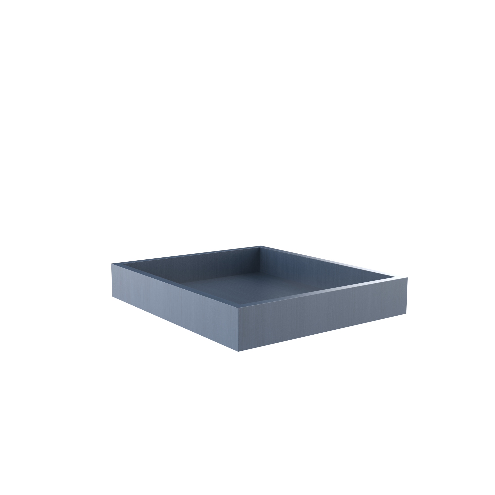 Roll Out Tray for Cabinets - Fits B18 - Blue Shaker Cabinet Cabinet - RTA