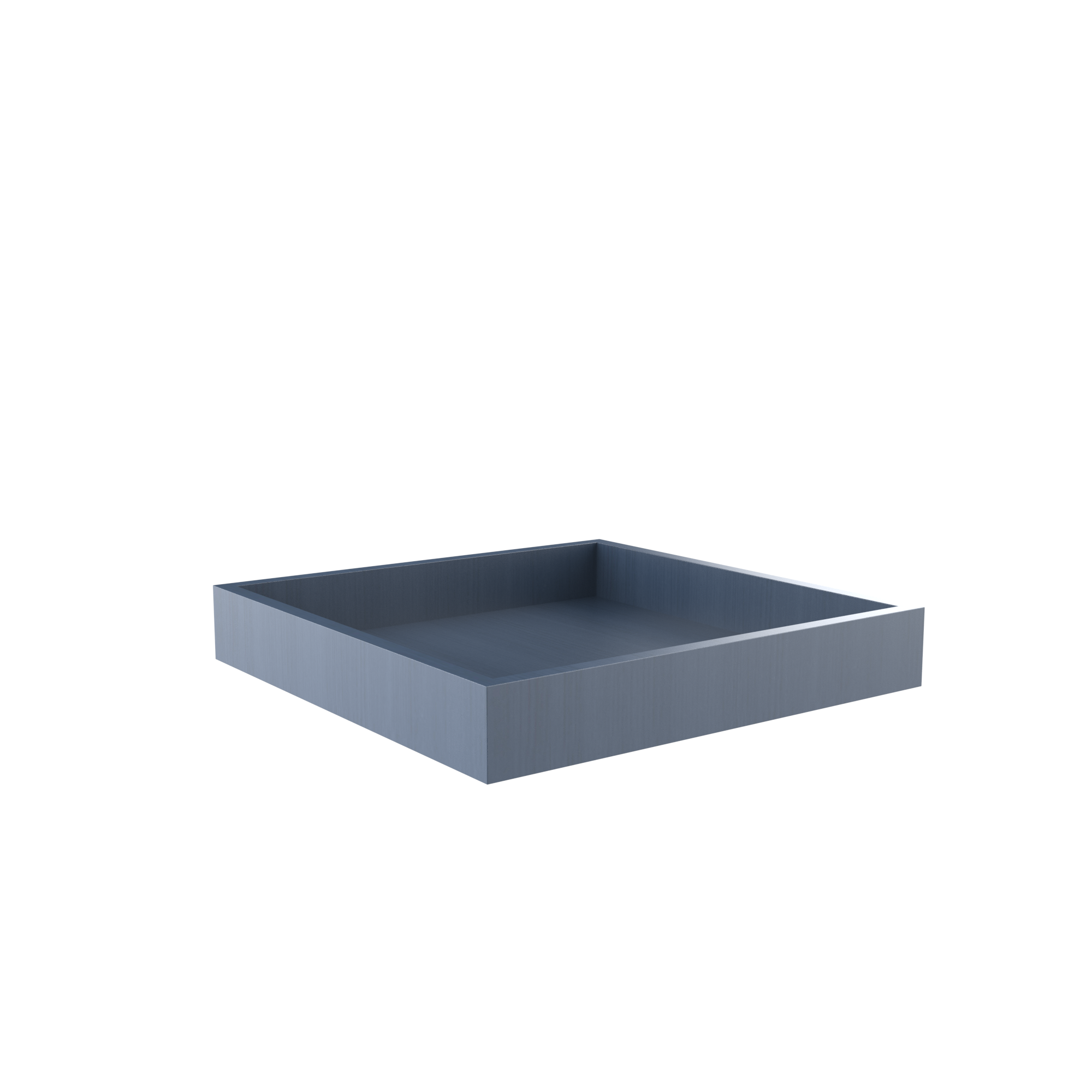 Roll Out Tray for Cabinets - Fits B21 - Blue Shaker Cabinet Cabinet - RTA