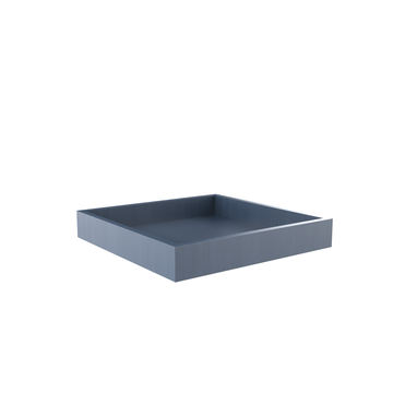 Roll Out Tray for Cabinets - Fits B21 - Blue Shaker Cabinet Cabinet