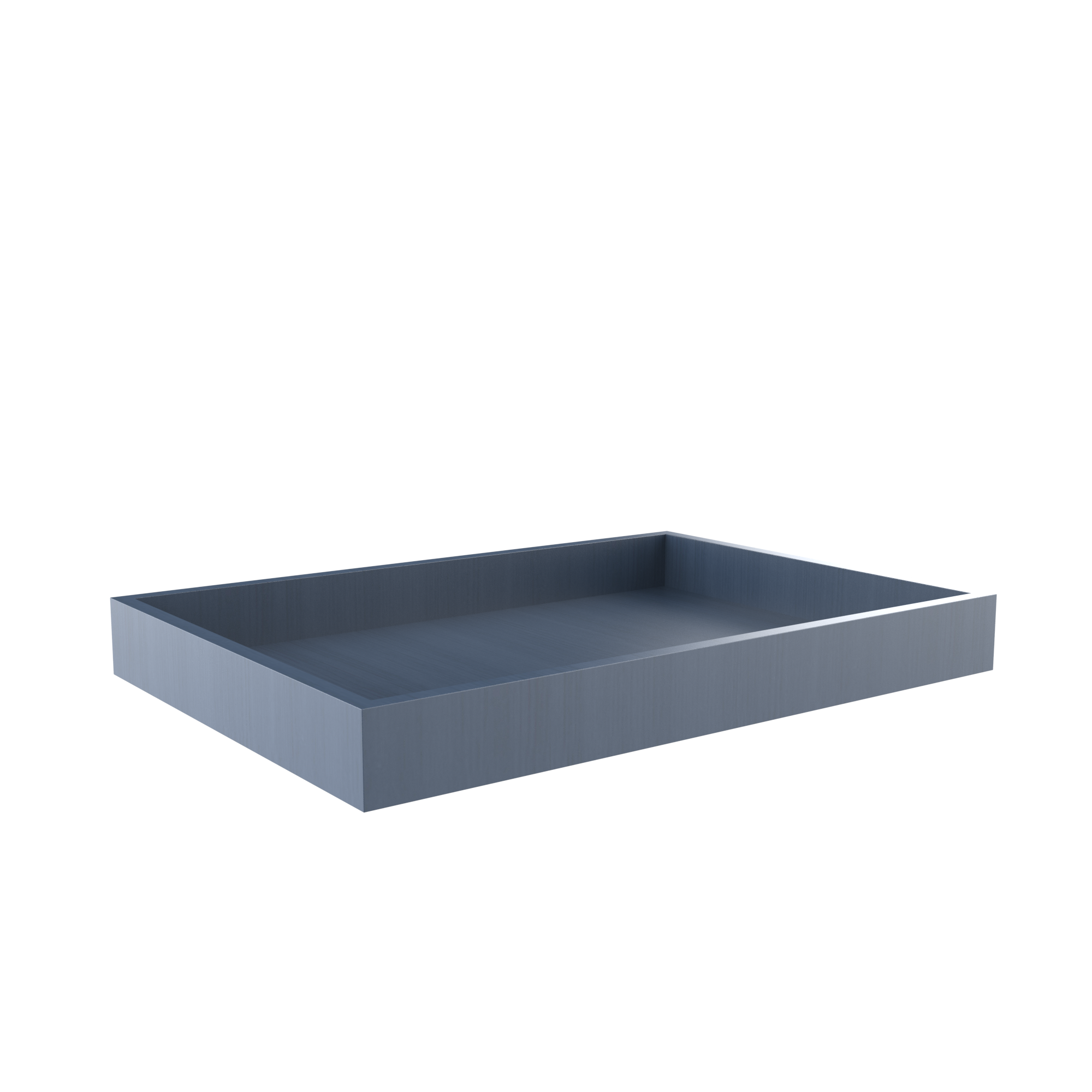 Roll Out Tray for Cabinets - Fits B30 - Blue Shaker Cabinet Cabinet - RTA