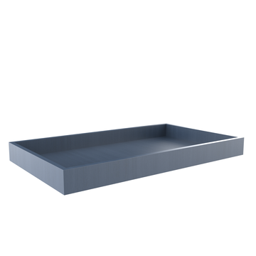 Roll Out Tray for Cabinets - Fits B36 - Blue Shaker Cabinet Cabinet - RTA
