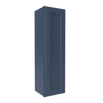 42 inch Wall Cabinet - 12W x 42H x 12D - Blue Shaker Cabinet