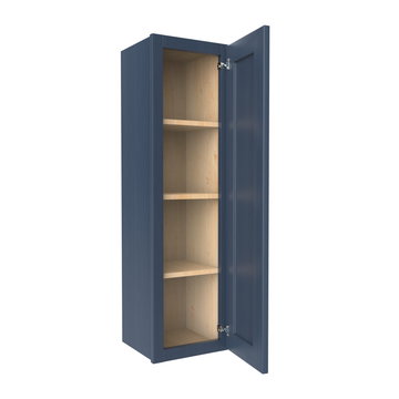 42 inch Wall Cabinet - 12W x 42H x 12D - Blue Shaker Cabinet - RTA