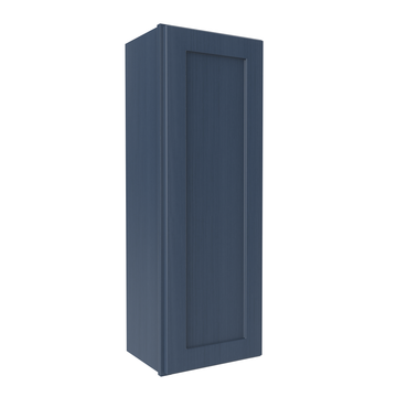 42 inch Wall Cabinet - 15W x 42H x 12D - Blue Shaker Cabinet - RTA