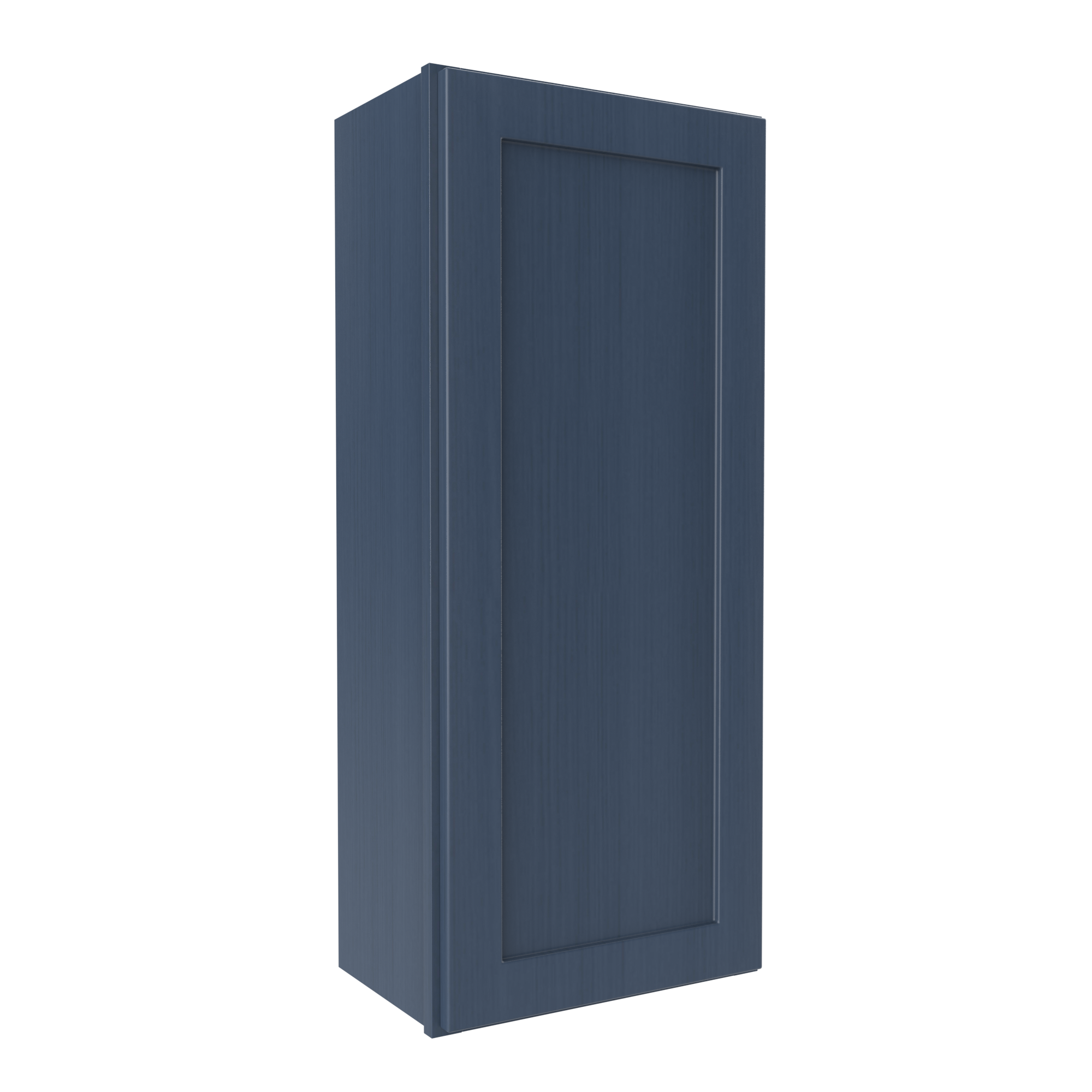 42 inch Wall Cabinet - 18W x 42H x 12D - Blue Shaker Cabinet - RTA
