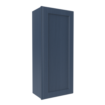 42 inch Wall Cabinet - 18W x 42H x 12D - Blue Shaker Cabinet