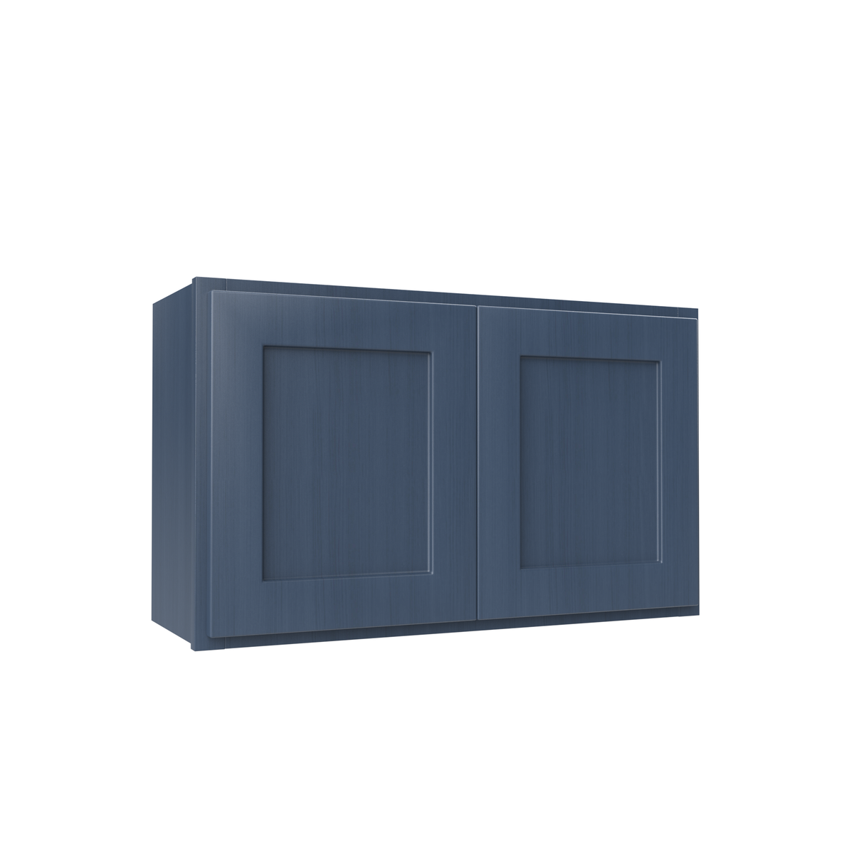 Wall Kitchen Cabinet - 30W x 18H x 12D - Blue Shaker Cabinet