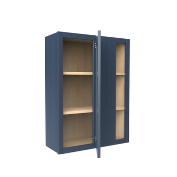 Blind Corner Cabinet - 27W x 36H x 12D - Blue Shaker Cabinet - RTA