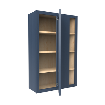 Blind Corner Cabinet - 27W x 42H x 12D - Blue Shaker Cabinet - RTA