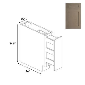 Newport Millstone - Spice Rack Base Cabinets - 9