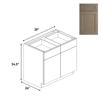 Newport Millstone - Double Door Cabinets - 39