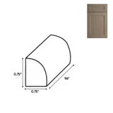 RTA - Newport Millstone - Quarter Round Molding - 96"W x 0.75"H x 0.75"D - NME-QR