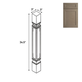 RTA - Newport Millstone - Structural - 3"W x 34.5"H x 3"D