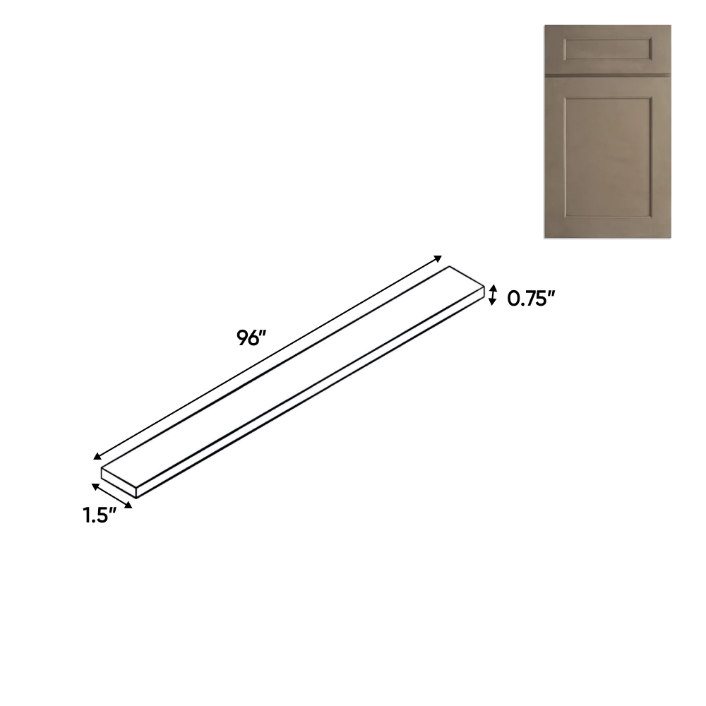 Newport Millstone - Tall Fillers - 1.5"W x 96"H x 0.75"D - Pre Assembled