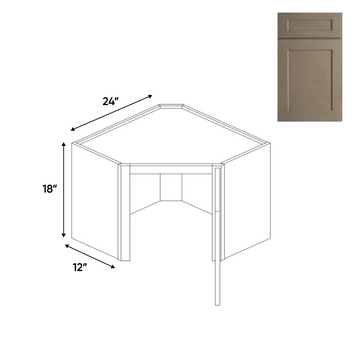 Newport Millstone - Diagonal Corner Wall Cabinets - 24