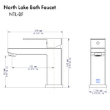 ZLINE North Lake Bath Faucet in Gun Metal (NTL-BF-GM)