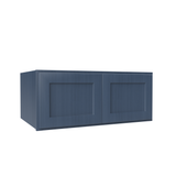 Refrigerator Cabinet - 36W x 15H x 24D - Blue Shaker Cabinet