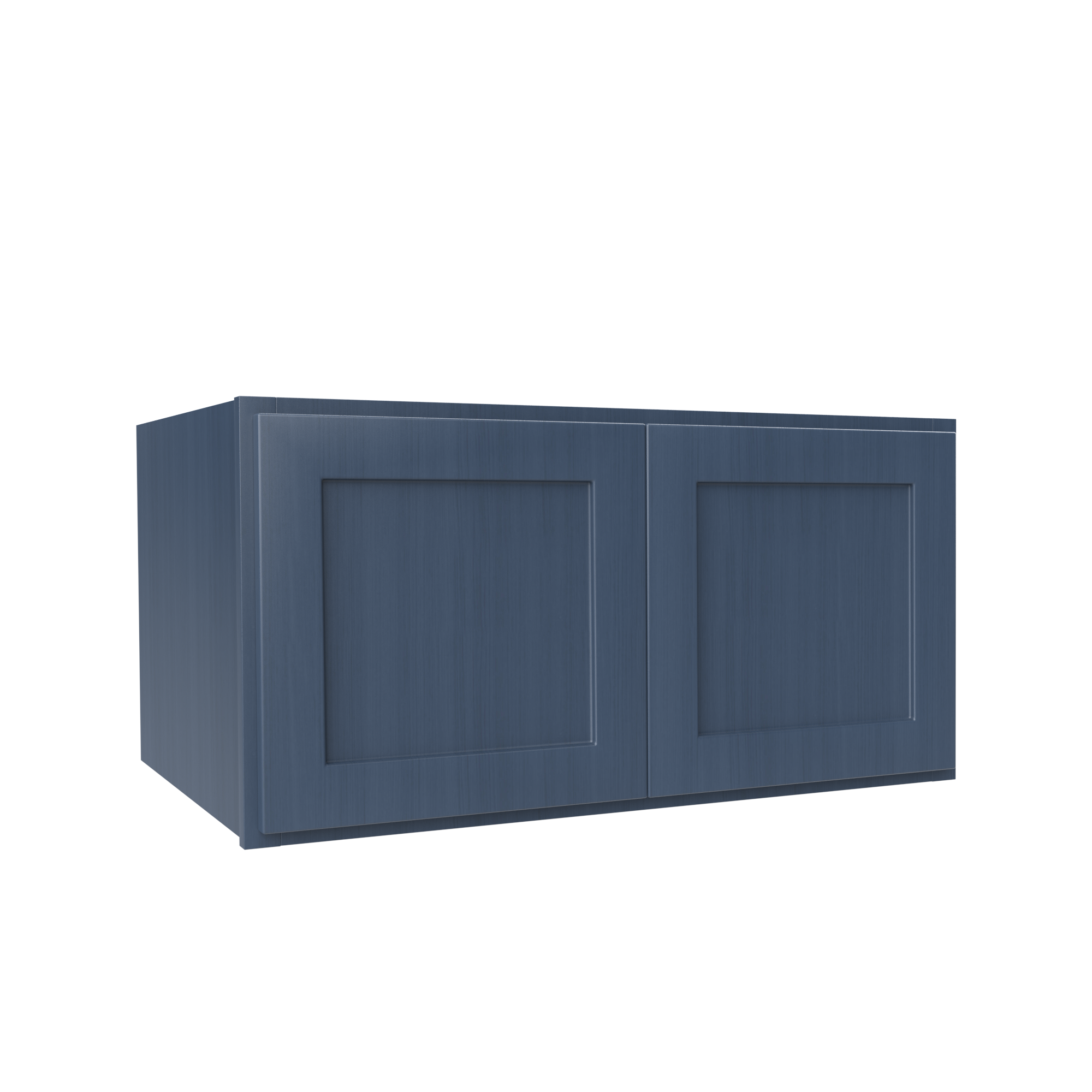 Refrigerator Cabinet - 36W x 18H x 24D - Blue Shaker Cabinet - RTA