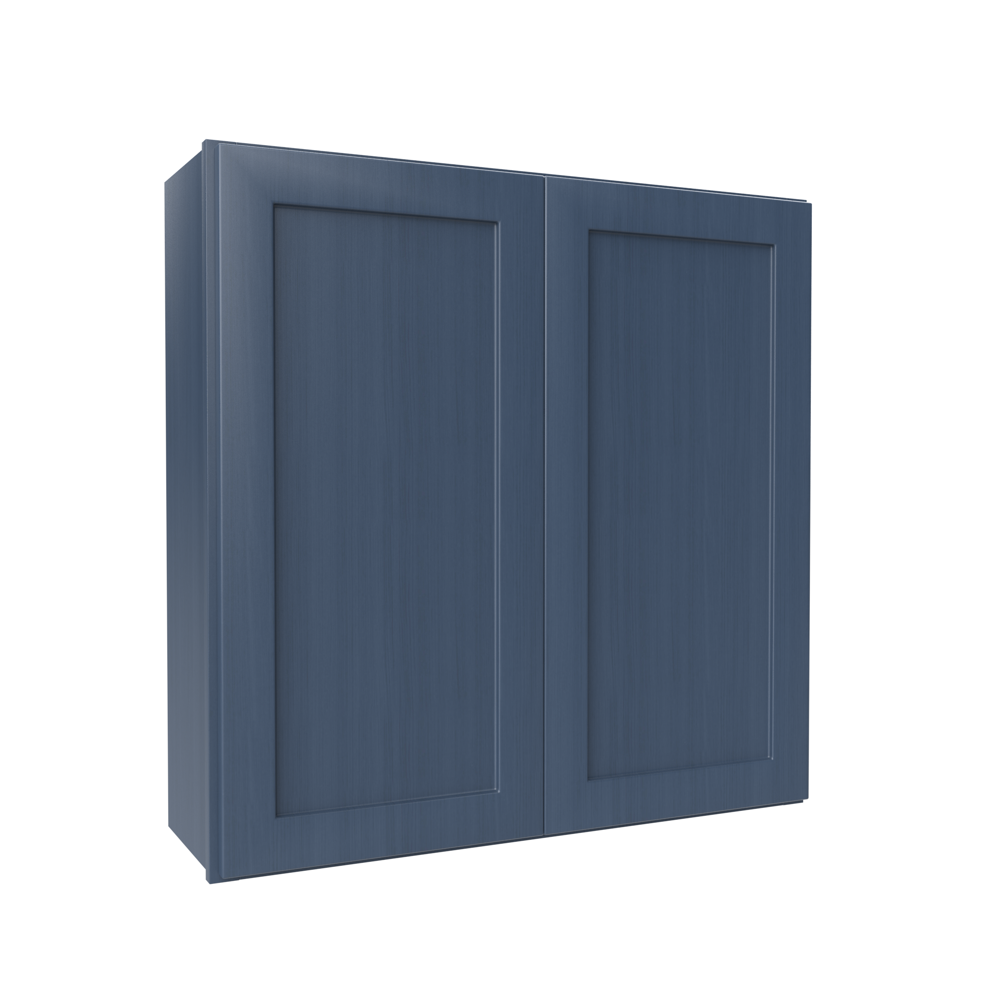 Wall Kitchen Cabinet - 36W x 36H x 12D - Blue Shaker Cabinet - RTA