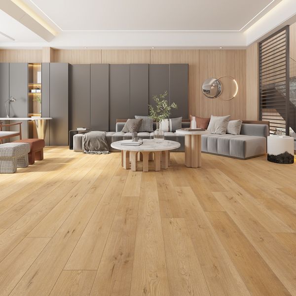 EVA Floors 12mil Collection Grey Oak Waterproof SPC Flooring