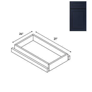 RTA - Elegant Shaker Navy - Base Roll Out Tray - 20