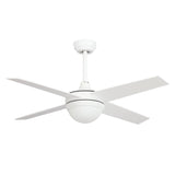 Nova 48" In. 4 Blade Smart Ceiling Fan with LED Light Kit Works with Wall control, Wi-Fi apps and Voice control via Google Assistant/Alexa/Siri