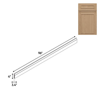 RTA - Elegant Shaker Oak - Base Decoration Moulding - 96