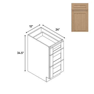 RTA - Elegant Shaker Oak - 12