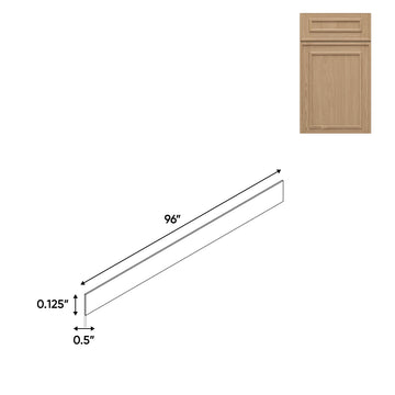 RTA - Elegant Shaker Oak - Plywood Toe Kick - 96